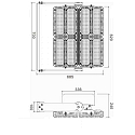 ISOLED Projecteur dimmable IP66, gradable