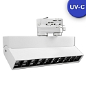 Projecteur triphasé pivotant, rotatif IP20, blanche 