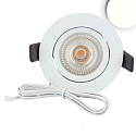 ISOLED Lumière encastrée Slim68 MiniAMP IP40, gradable 8W 960lm 4000K 45° 45° CRI 92