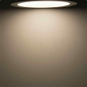 ISOLED Downlight plat IP42, blanche 