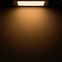 ISOLED Downlight plat, dimmable IP42, argent gradable