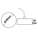 ISOLED Rosace de plafond