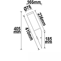 ISOLED Luminaire mural d'extérieur cylindrique, avec capteur, avec détecteur de mouvement E27 IP44, acier inoxydable 