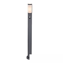 Borne d'�clairage 1100 cylindrique, avec capteur, commutable E27 IP44, anthrazit 