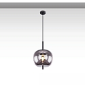 Luminaire � suspension INFINITY SMOKY GLASS 30 � 1 flamme E27 IP20, noir  gradable