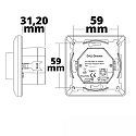 ISOLED Variateur DALI 1 MCU contr�lable par DALI, blanche