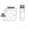 ISOLED Variateur DALI MASTER 4-ADDRESS / PUSH contr�lable par DALI, blanche