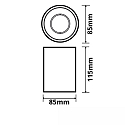 ceiling luminaire 2-pole GU10 IP65