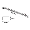 ISOLED light strip system FAST FIX LINEAR SYSTEM S MODULE DALI controllable IP40, white dimmable