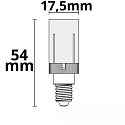 ISOLED Lampe LED pour réfrigérateur 32SMD commutable E14 3,5W 364lm 2700K 270° CRI 80-89 
