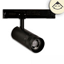 Projecteur triphas� IP20, noir  gradable