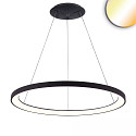 Lampe suspendue ORBIT 780 CCT Switch IP20, noir gradable