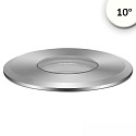 floor recessed luminaire ROUND Ø 55MM 10° rigid, passable, excl. LED driver IP67, silver 