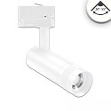 Projecteur triphas� focalisable IP20, blanche gradable