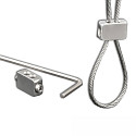 Support de corde, argent