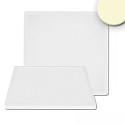 Luminaire de plafond SLIM300 haut bas, angulaire IP44, blanche 