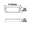 ISOLED Variateur SYS-PRO RGB+CCT - PWM RADIO CCT Switch, RGB, contr�lable par ZigBee, 5 canaux, contr�lable par Sys-Pro