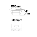 ISOLED D�tecteur de mouvement SMART RADIO/SWITCH SYS-PRO / 0-10V PIR version pour montage encastr�