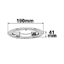 ISOLED Module LED EXCHANGE MODULE CCT DIM - � 19.0CM rond, avec interrupteur, CCT Switch