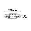 ISOLED Module LED EXCHANGE MODULE CCT DIM - � 29.7cm rond, avec interrupteur, CCT Switch