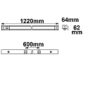 ISOLED light bar POWERSWITCH COLOSWITCH - 120CM CCT Switch, multipower IP42, white 