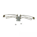 mounting bracket TRACK48 RECESSED set of 4, stainless steel