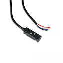 feeder TRACK48 - 50CM CABLE DALI controllable, 4-pole, universal, black