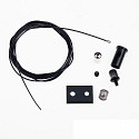 accessories wire suspension TRACK48 SURFACE (FLAT) set of 2, black