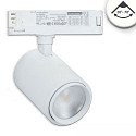 Projecteur triphas� 42W - 20�-70� PHASE DIM focalisable, pivotant � la cardan IP20, blanc mat gradable