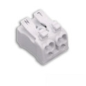 Fiche de connexion 2X2-POLE, 0.5-2.5MM� - MAX. 450V/16A 2 voies, 2 p�les