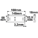 ISOLED Driver de LED IP20 - 48V - 0-60W SELV plat, constante de tension, commutable