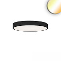 Luminaire de plafond COLOR SWITCH ROUND - � 40CM CCT Switch, UGR < 19, multipower IP40, noir gradable
