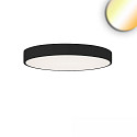 Luminaire de plafond COLOR SWITCH ROUND - � 60CM CCT Switch, UGR < 19, multipower IP40, noir gradable
