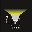ISOLED fully siliconised LED strip NEONPRO950 CUSTOM B13H13 2-pole