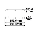 ISOLED Transformateur ULTRASLIM IP20 - CCT PWM 24V/DC - 0-60W - PUSH/DALI-2 DT8 - SELV contr�lable par DALI, 2 canaux