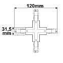 ISOLED 3-phase X-connector SURFACE (DALI) surface-mounted version, DALI controllable