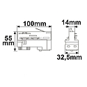 Adaptateur triphas� SURFACE (DALI) contr�lable par DALI, universal