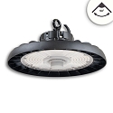 hall spot FL2 POWERSWITCH DIM / 120-150-200W / 90� impact resistant, multipower IP65, black dimmable