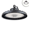hall spot FL2 POWERSWITCH DIM / 120-150-200W / 60� impact resistant, multipower IP65, black dimmable