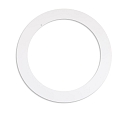 adapter INNER � 20.1CM / OUTER � 28.7CM round, with leaf springs, perforated, white