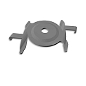 Support de montage Z52 / LAMP30 V2, argent