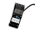 Bo�te de jonction 0,5-2,5MM�, MAX. 450V/16A 5 p�les, c�bl� en continu, noir