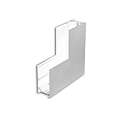 Connecteur d'angle TRACK48 SURFACE isol�, m�canique, vertical, blanche