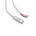 Alimentation TRACK48 - 50CM CABLE contr�lable par DALI, 4 p�les, universal, blanche