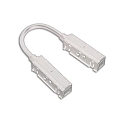 Connecteur flexible TRACK48 - FLEXIBLE 180� contr�lable par DALI, 4 p�les, r�glable, universal, blanche