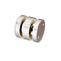 Connecteur TRACK48 SURFACE - MULTI X BASE rond, version pour montage en surface, 4 p�les, blanche