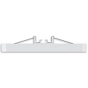 ISOLED Luminaire apparent / encastr� FLEX PRO 300X300 CCT Switch, r�glable IP44, blanche gradable