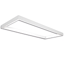 Rail d'alimentation TRACK48 H50 / 50 X 119.2CM (EMTPTY FRAME) angulaire, sans inserts, blanche