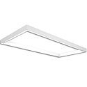 Rail d'alimentation TRACK48 H50 / 59.2 X 119.2CM (EMTPTY FRAME) angulaire, sans inserts, blanche