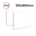 Panneau infrarouge BEST STANDARD 59.2 X 89.2CM sans cadre, blanche